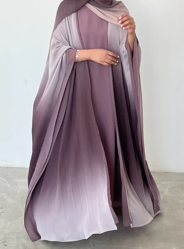 SHYLA PURPLE STARDUST ABAYA BY GRACEFUL GRABS
