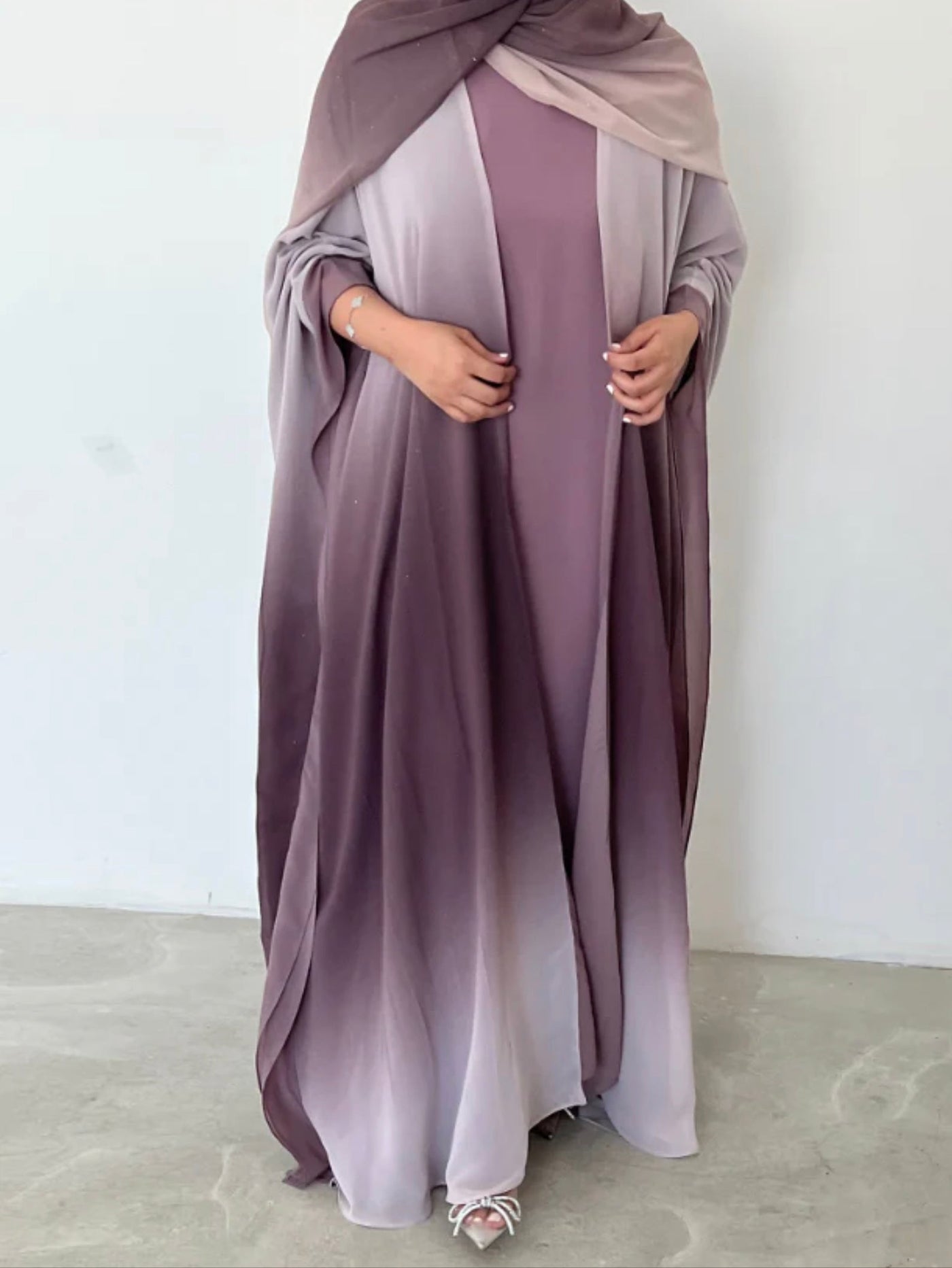 SHYLA PURPLE STARDUST ABAYA BY GRACEFUL GRABS